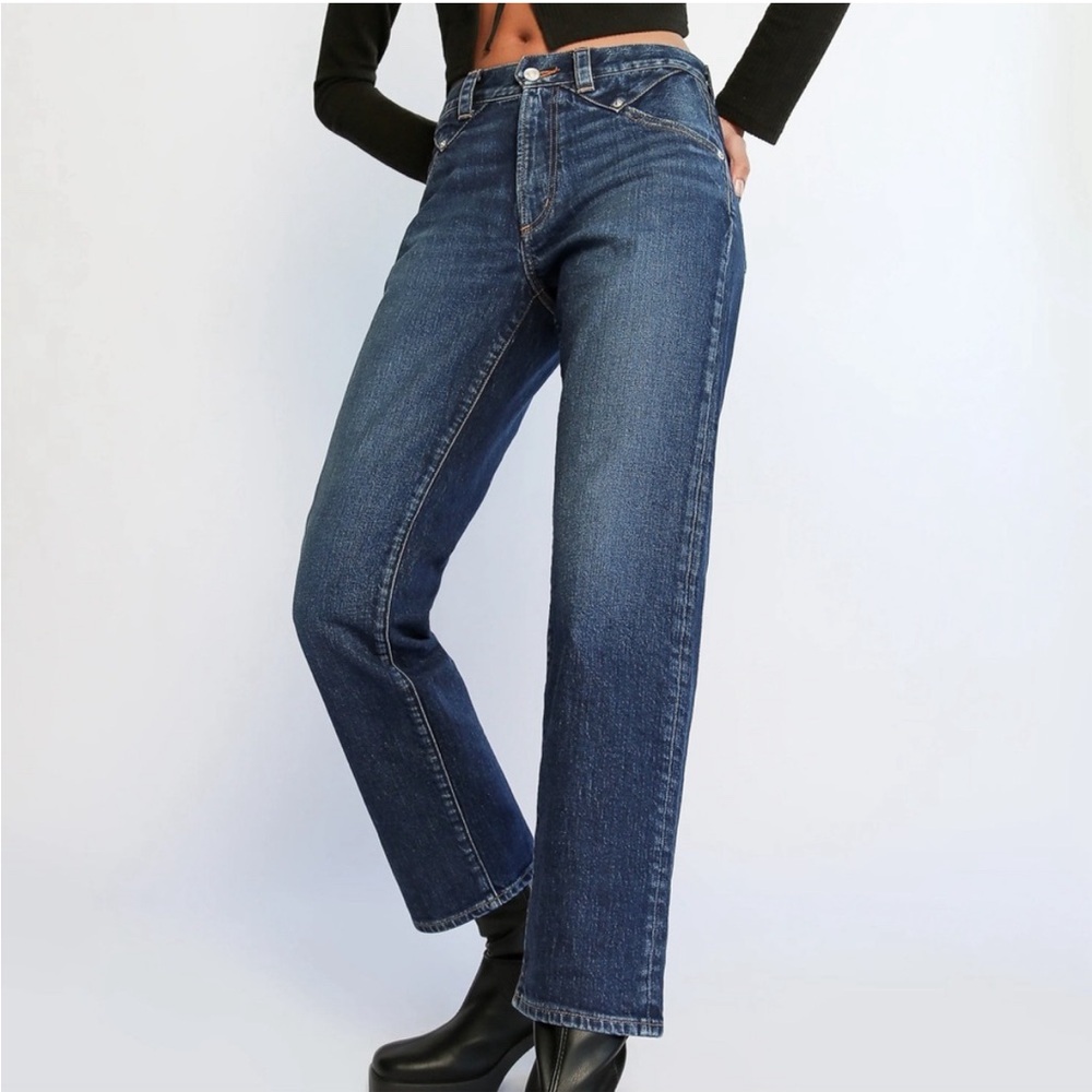 Daily Blue Nidra Slim Barrel Jeans